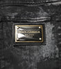Dolce & Gabbana Black Washed Embellished Skinny Denim Jeans