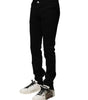 Dolce & Gabbana Black Cotton Stretch Skinny Men Denim Jeans