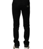 Dolce & Gabbana Black Cotton Stretch Skinny Men Denim Jeans