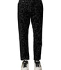 Dolce & Gabbana Gray Cotton DG Logo Straight Men Denim Jeans