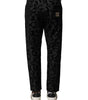Dolce & Gabbana Gray Cotton DG Logo Straight Men Denim Jeans