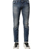 Dolce & Gabbana Blue Washed Cotton Slim Fit Men Denim Jeans