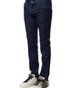 Dolce & Gabbana Blue Cotton Stretch Skinny Men Denim Jeans