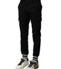 Dolce & Gabbana Black Cotton Cargo Joggers Men Pants