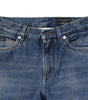 Dolce & Gabbana Blue Cotton Stretch Slim Fit Men Denim Jeans