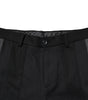 Dolce & Gabbana Black Gray Cotton Tapered Men Pants