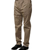 Dolce & Gabbana Brown Cotton Tapered Men Formal Pants