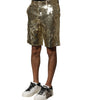 Bermuda Dolce &amp; Gabbana en polyester orné de sequins dorés