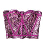 Dolce & Gabbana Pink Bustier Sleeveless Corset Blouse Top