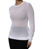 Dolce & Gabbana White Round Neck Long Sleeves Pullover Top