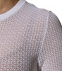 Dolce & Gabbana White Round Neck Long Sleeves Pullover Top