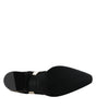 Dolce & Gabbana Black White Zebra Pony Fur Dress Shoes
