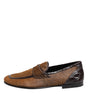 Mocassins marron Dolce &amp; Gabbana en cuir à enfiler pour homme