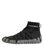 Dolce & Gabbana Black Slip On Ankle Sock Sneakers Shoes