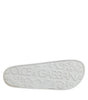 Dolce & Gabbana White Rubber Sandals Slides Beachwear Shoes