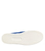 Dolce & Gabbana Blue Leather Lace Slip On Sneaker Shoes
