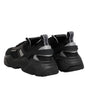 Dolce & Gabbana Black Leather Daymaster Low Top Sneakers Shoes