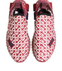 Dolce & Gabbana Red White Sorrento DG Mania Sneakers Shoes