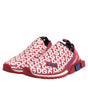 Dolce & Gabbana Red White Sorrento DG Mania Sneakers Shoes