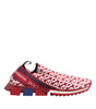 Dolce & Gabbana Red White Sorrento DG Mania Sneakers Shoes