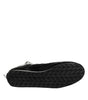 Dolce & Gabbana Black Quilted Leather Lace Up Sneakers Shoes