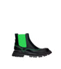 Bottes en cuir multicolores Alexander McQueen