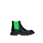 Bottes en cuir multicolores Alexander McQueen