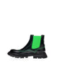 Bottes en cuir multicolores Alexander McQueen