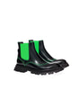 Bottes en cuir multicolores Alexander McQueen