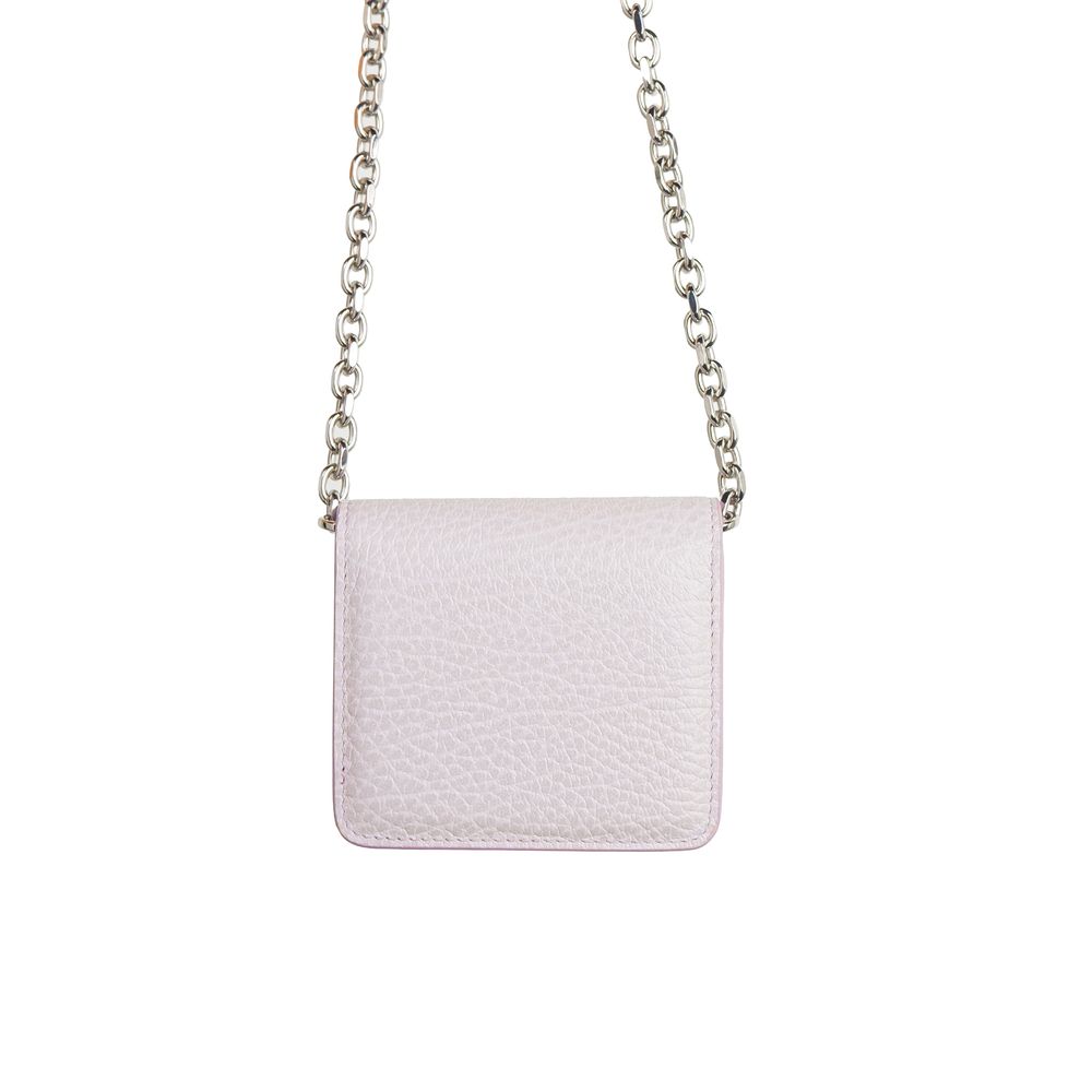 Portefeuille Maison Margiela en cuir de veau violet