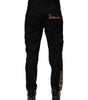 Dolce & Gabbana Black Cotton Cargo Casual Pants