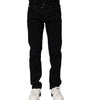 Dolce & Gabbana Black Cotton Skinny Denim Jeans