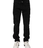 Dolce & Gabbana Black Cotton Skinny Men Denim Jeans