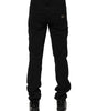 Dolce & Gabbana Black Cotton Skinny Men Denim Jeans