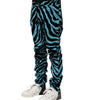 Dolce & Gabbana Blue Black Stripes Skinny Denim Jeans