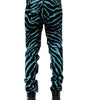 Dolce & Gabbana Blue Black Stripes Skinny Denim Jeans