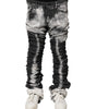 Dolce & Gabbana Black Tie Dye Straight Denim Jeans