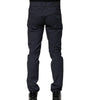 Dolce & Gabbana Dark Blue Cotton Skinny Denim Jeans