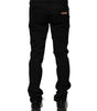Dolce & Gabbana Black Cotton Skinny Men Denim Jeans