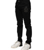 Dolce & Gabbana Black Cotton Skinny Men Denim Jeans