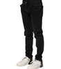 Dolce & Gabbana Black Cotton Skinny Men Denim Jeans