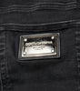 Dolce & Gabbana Black Cotton Skinny Men Denim Jeans