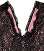 Dolce & Gabbana Multicolor Embellished Mermaid Gown Dress