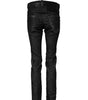 Dsquared² Black Washed Cotton Mid Waist Skinny Jeans