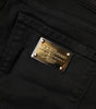 Dolce & Gabbana Black Cotton Skinny Denim Jeans