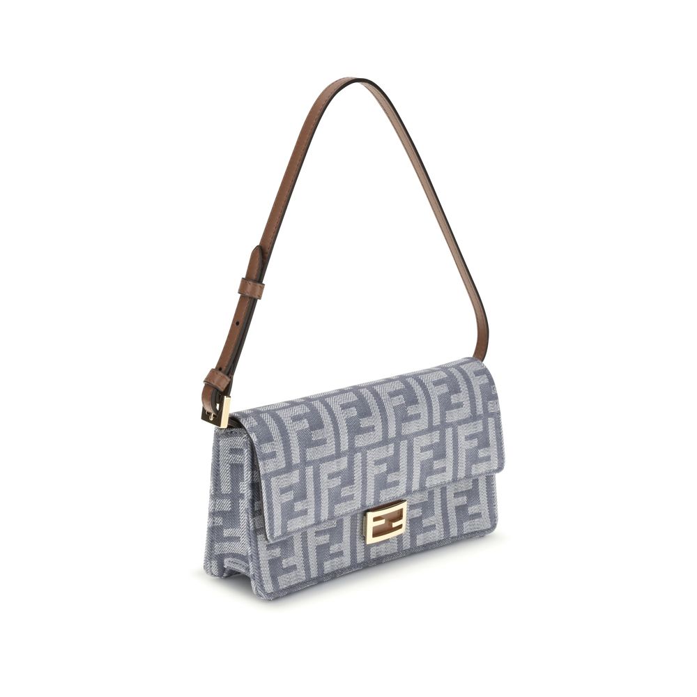 Pochette en jean Fendi FF