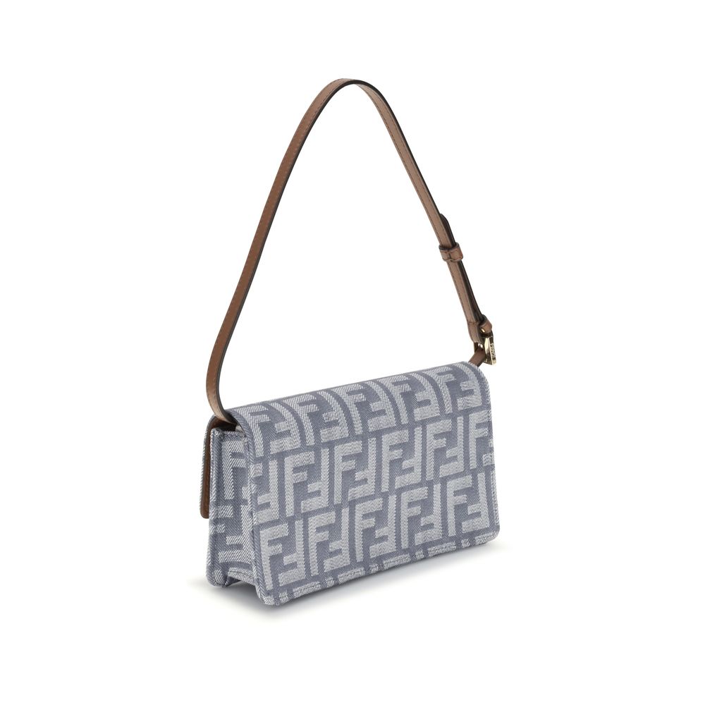 Pochette en jean Fendi FF