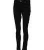 Dolce & Gabbana Black Cotton Skinny Mid Waisted Denim Jeans