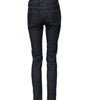 Dolce & Gabbana Blue Skinny Cotton Mid Waisted Denim Jeans