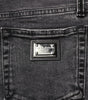 Dolce & Gabbana Gray Skinny Cotton Mid Waisted Denim Jeans